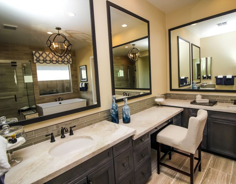 Wide View of a Renovated Bathroom